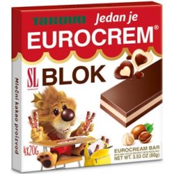 Ciocolata Eurocrem Bar 80gr