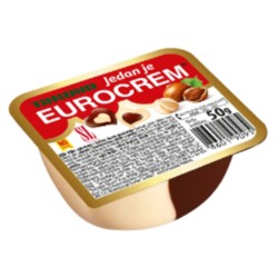 Eurocrem Ciocolata Alune Tartinabil Duo 50gr