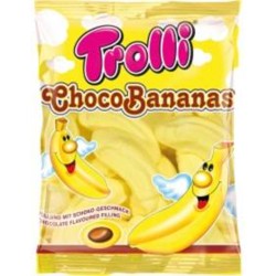 Trolli Mellow Choco Bananas 150gr