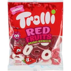 Trolli jeleu Minirings Fruits 100gr